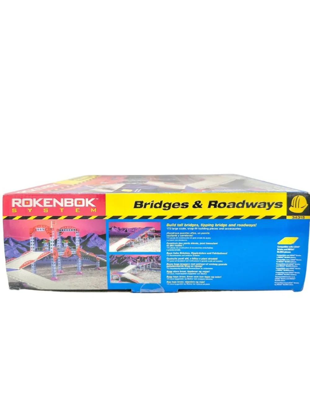 Rokenbok System Bridges and Roadways Building Set 34315- 173 Pcs (4 pcs missing)